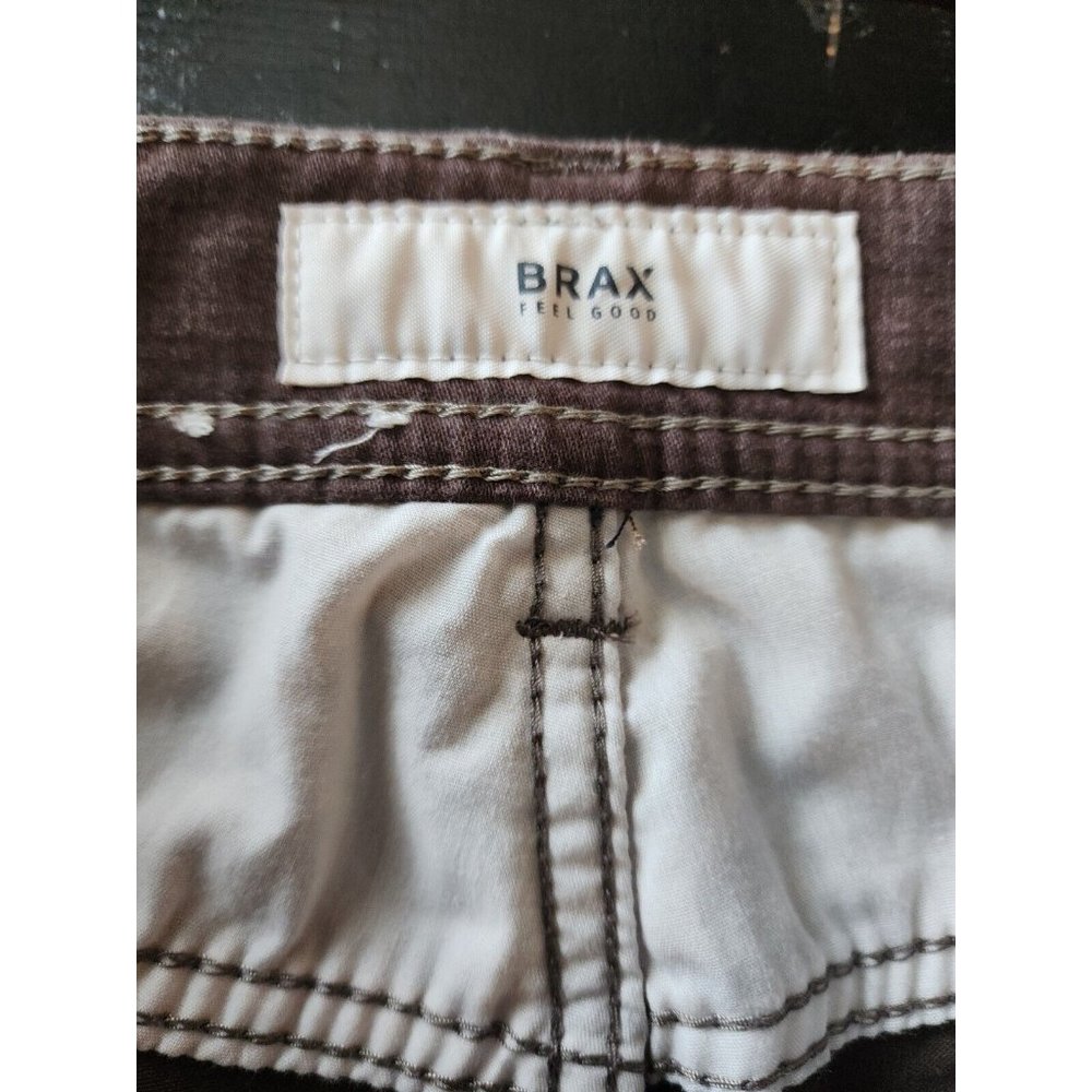 MEN'S SZ 30X32 BRAX COOPER FANCY REGULAR FIT UNIQUE LOOK BUSINESS PREPPY PANTS - Picture 4 of 9